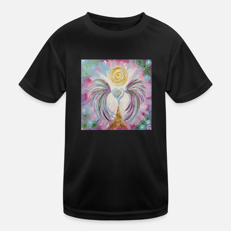 Herzengel Lichtleben Kinder Funktions-T-Shirt