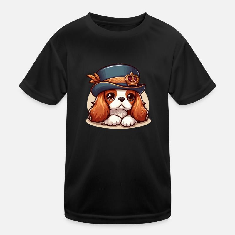 Mignon Cavalier King Charles chien - Chapeau T-shirt sport Enfant