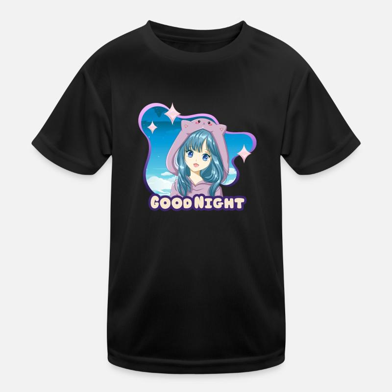 Anime | Good Night Kinder Funktions-T-Shirt