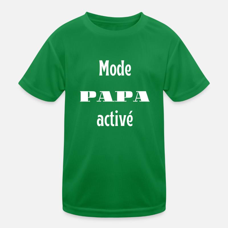 Dad Mode Enabled Kids Functional T-Shirt