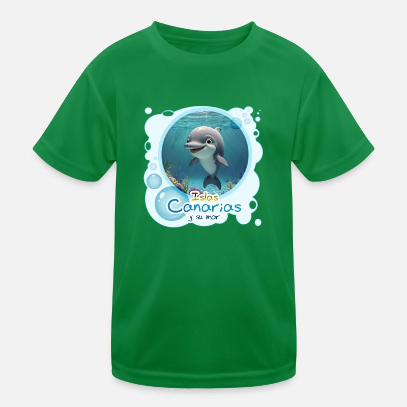 Delfin Kinder Funktions-T-Shirt