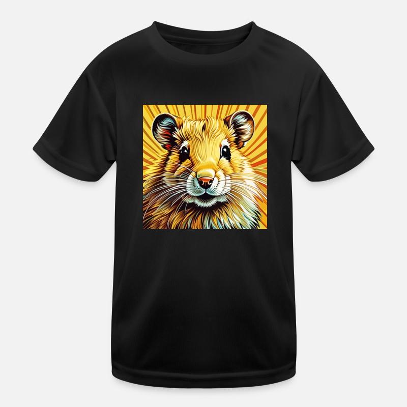 Goldhamster Kinder Funktions-T-Shirt