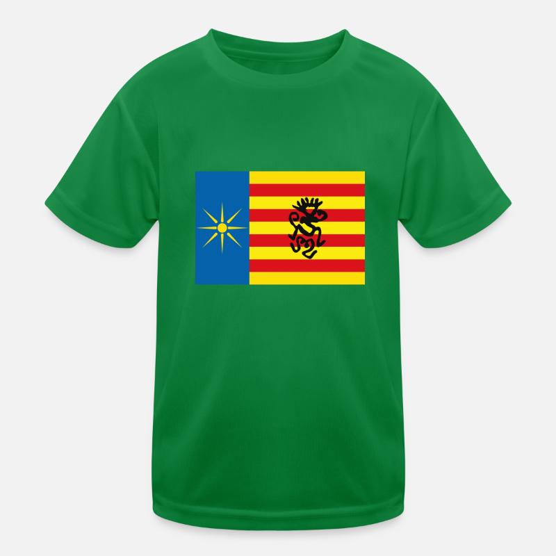Drapeau du Salento avec chaman T-shirt sport Enfant