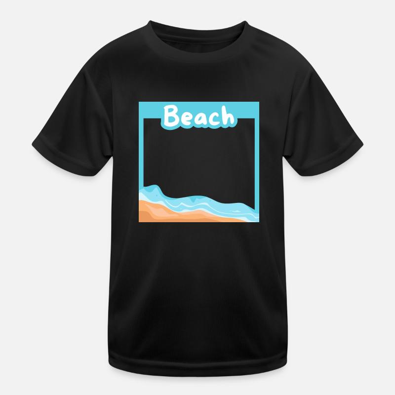 Dream beach in a setting Kids Functional T-Shirt