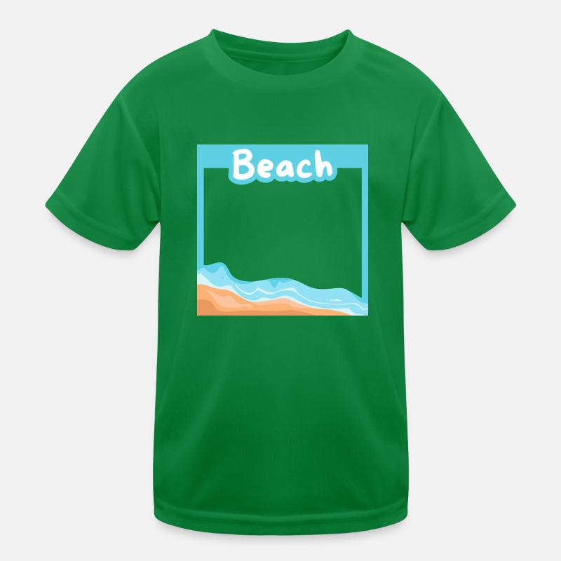 Plage de rêve dans un cadre T-shirt sport Enfant