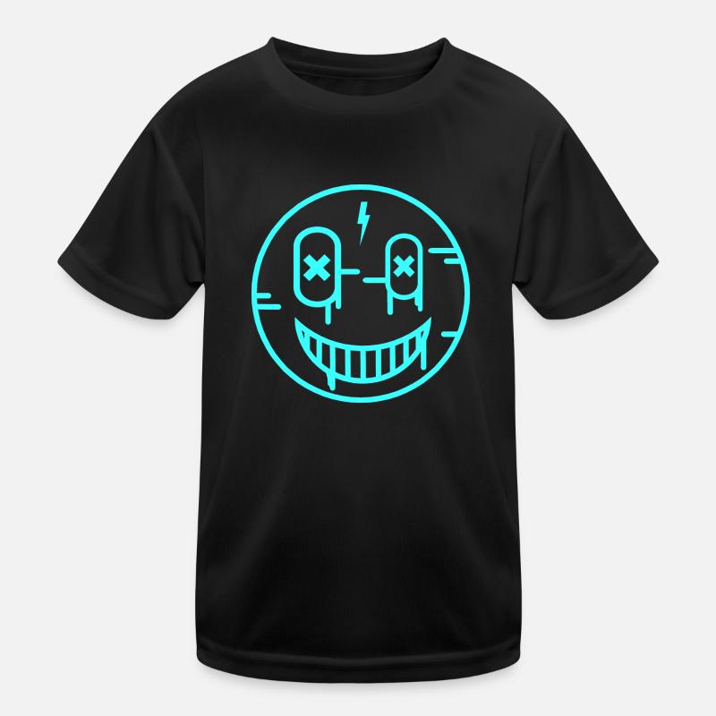 Smiling light - Kids Functional T-Shirt - black