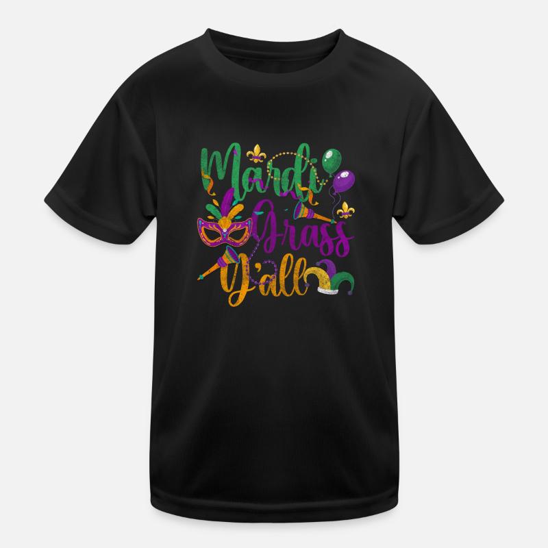 Parade Party Bunt Perlen Kinder Funktions-T-Shirt