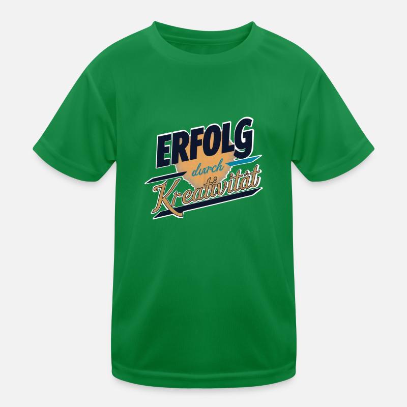 SUCCESS THROUGH CREATIVITY Kids Functional T-Shirt