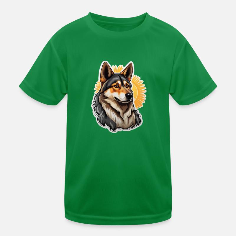 German Shepherd Kids Functional T-Shirt