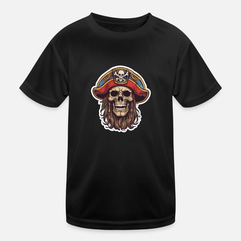 PIRATEN-LOGO 2 Kinder Funktions-T-Shirt