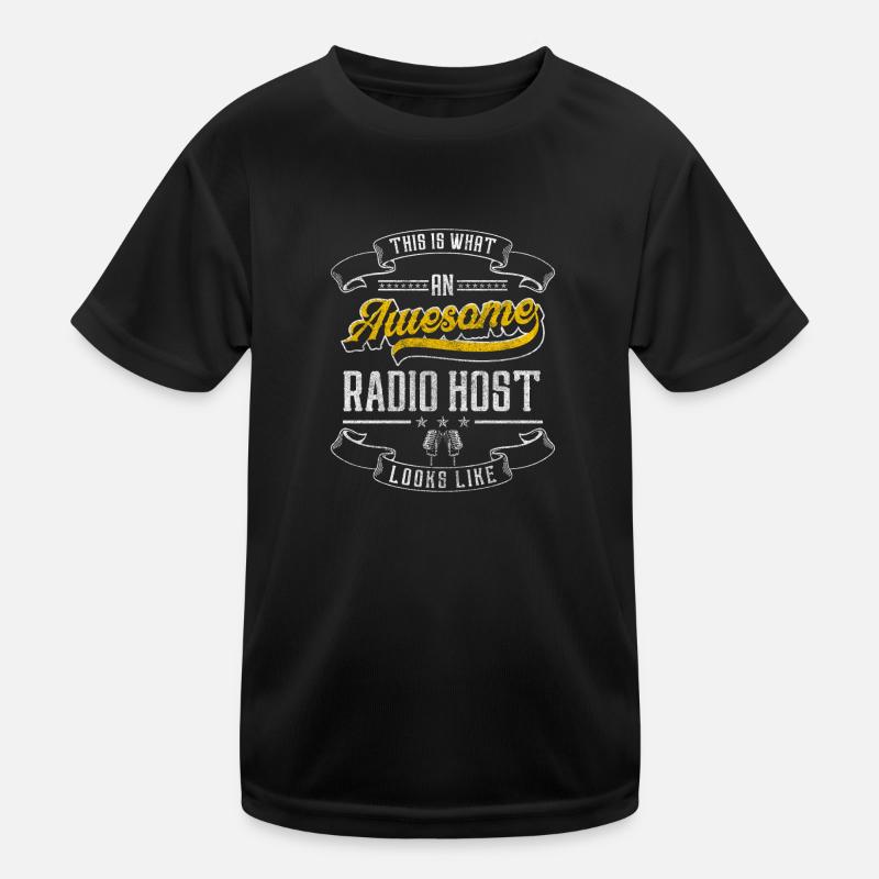 Fréquence vocale de l’émission de radio T-shirt sport Enfant