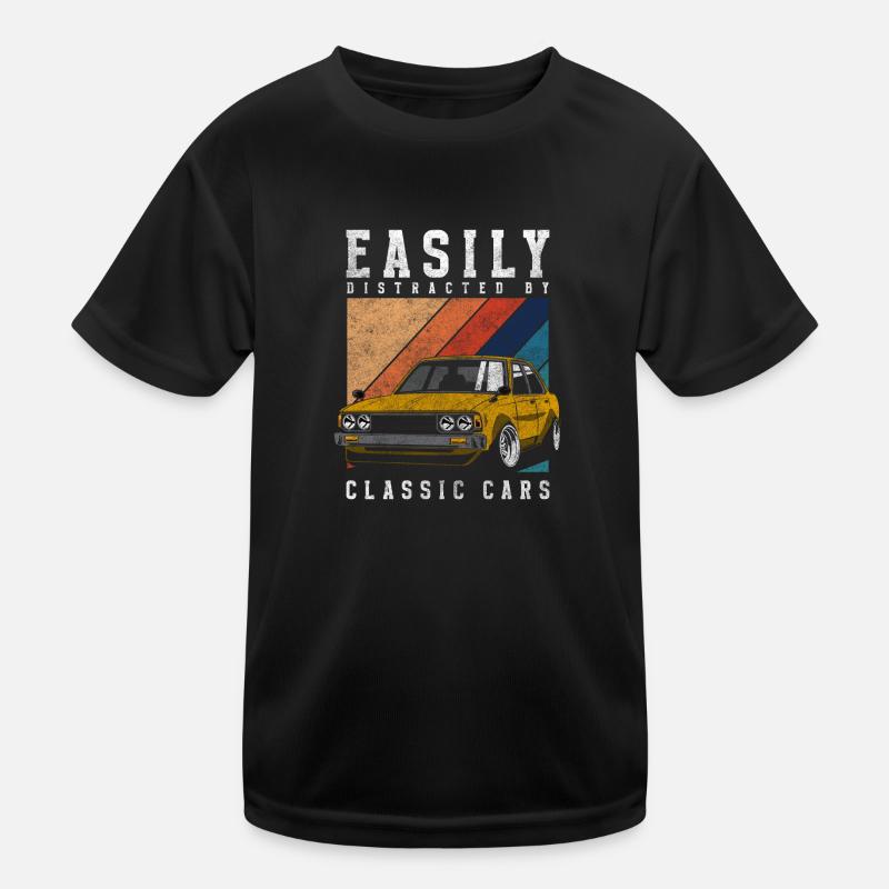 Oldtimer Automobile Oldschool Limited Edition Kids Functional T-Shirt