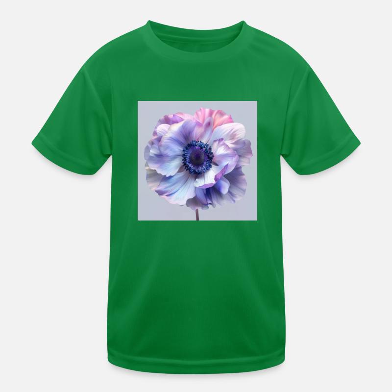 Purple Macro 6 Kids Functional T-Shirt