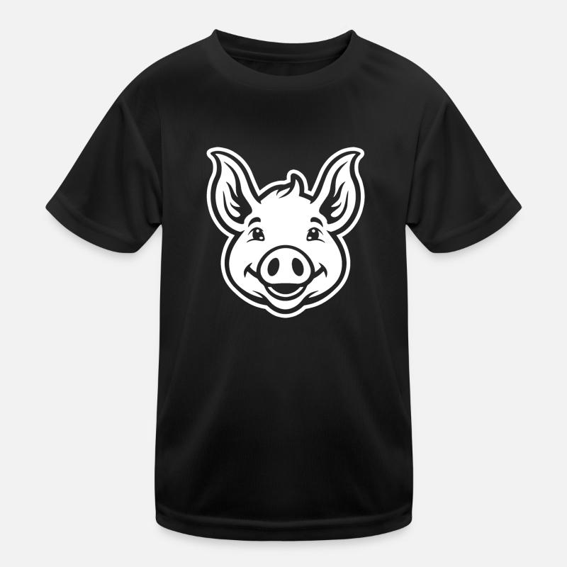 Schwein Schweinchen Kinder Funktions-T-Shirt