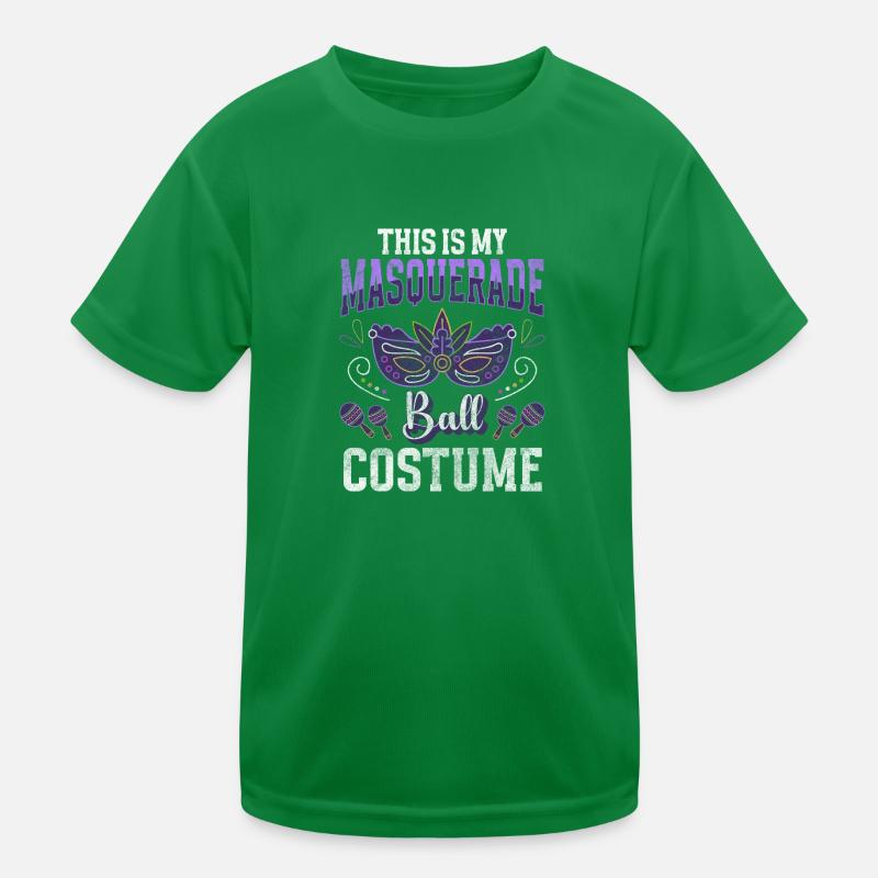 Mask Celebration Unknown Second Face Kids Functional T-Shirt