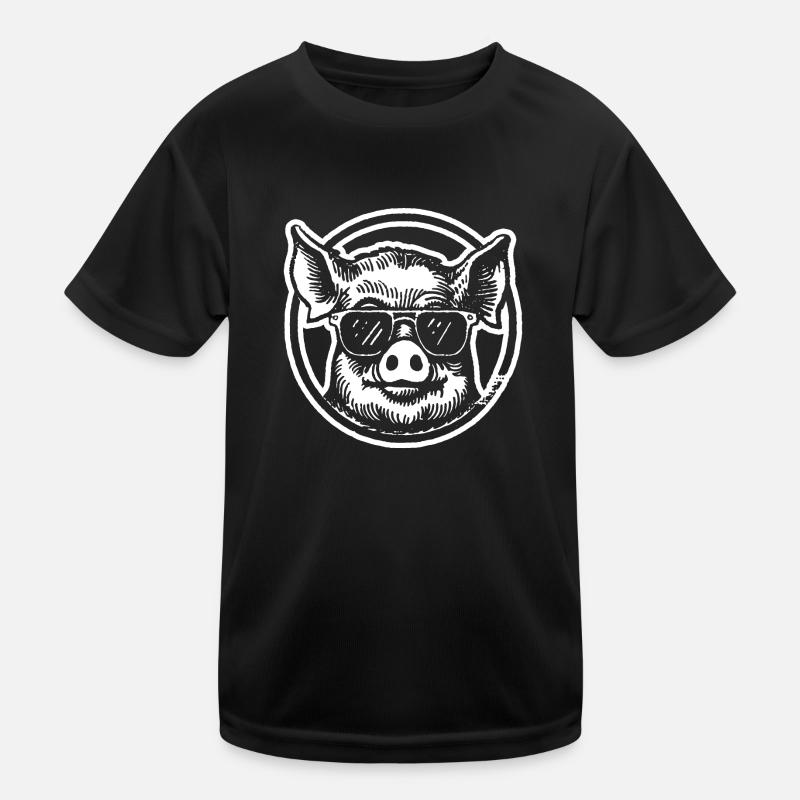 Schwein Schweinchen Kinder Funktions-T-Shirt