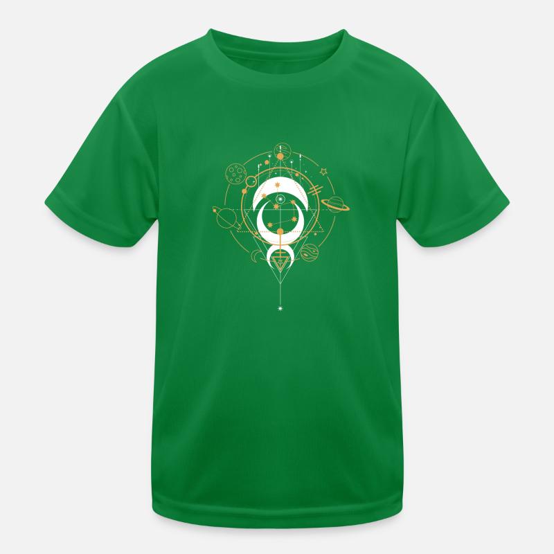 Cosmic Geometry Kids Functional T-Shirt