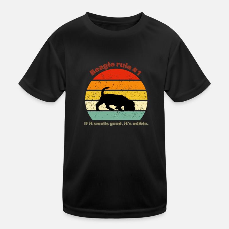 Beagle rétro T-shirt sport Enfant