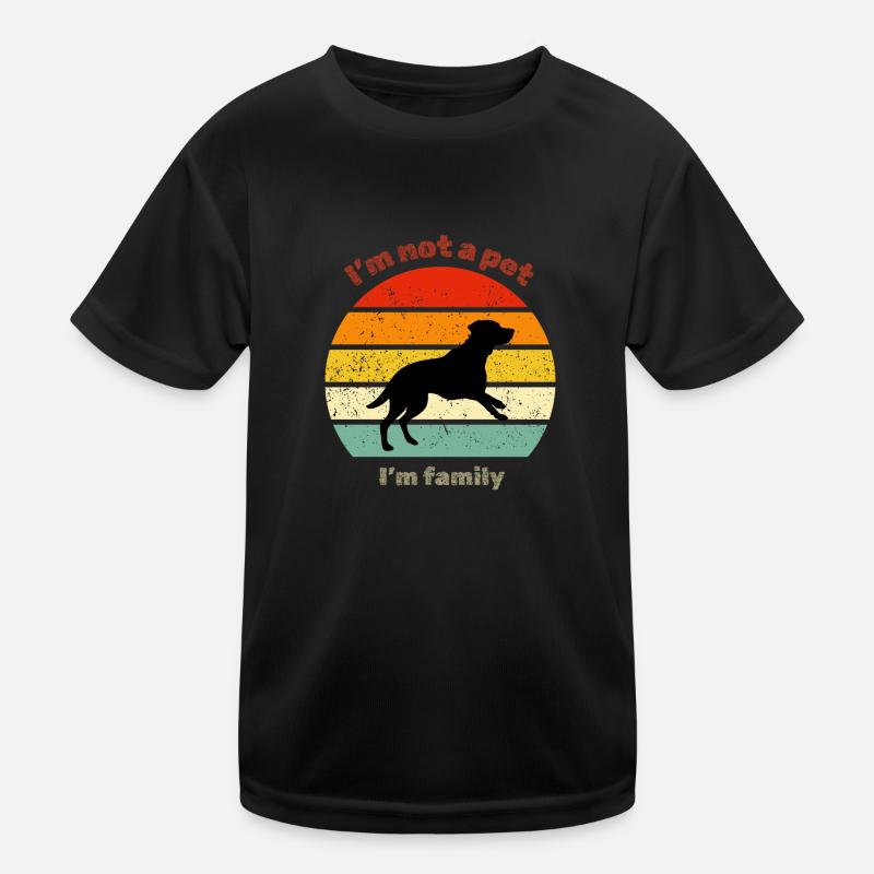 Labrador rétro T-shirt sport Enfant