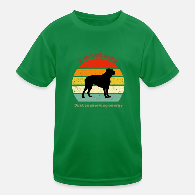 Retro Cane Corso Kinder Funktions-T-Shirt