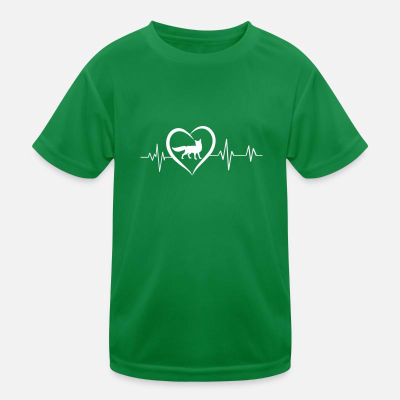 Fuchs-Herzschlag Kinder Funktions-T-Shirt