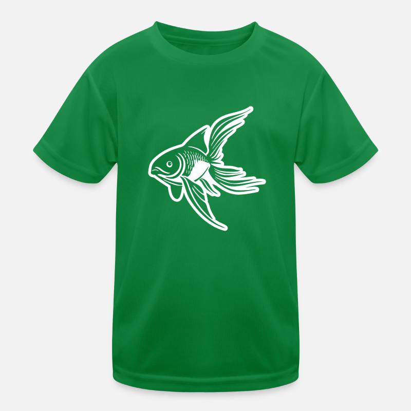 Fisch Kinder Funktions-T-Shirt