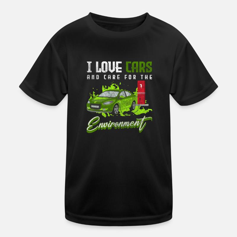 E-Car Vehicle Efficient Kids Functional T-Shirt