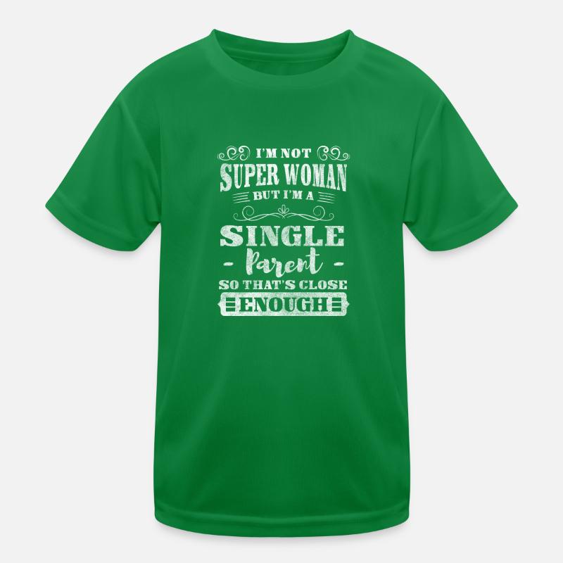 Alleinerziehend Team Stolz Mutter Kinder Funktions-T-Shirt