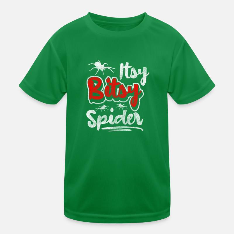 Spinne Haustier Biss Horror Kinder Funktions-T-Shirt