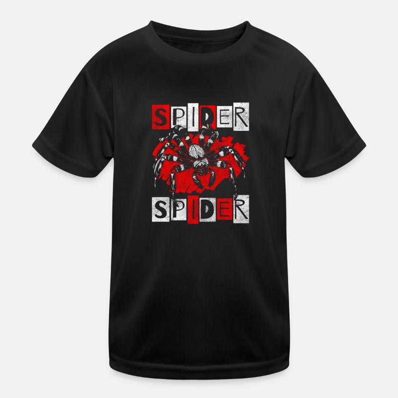 Spider's Web Prey Insect Kids Functional T-Shirt