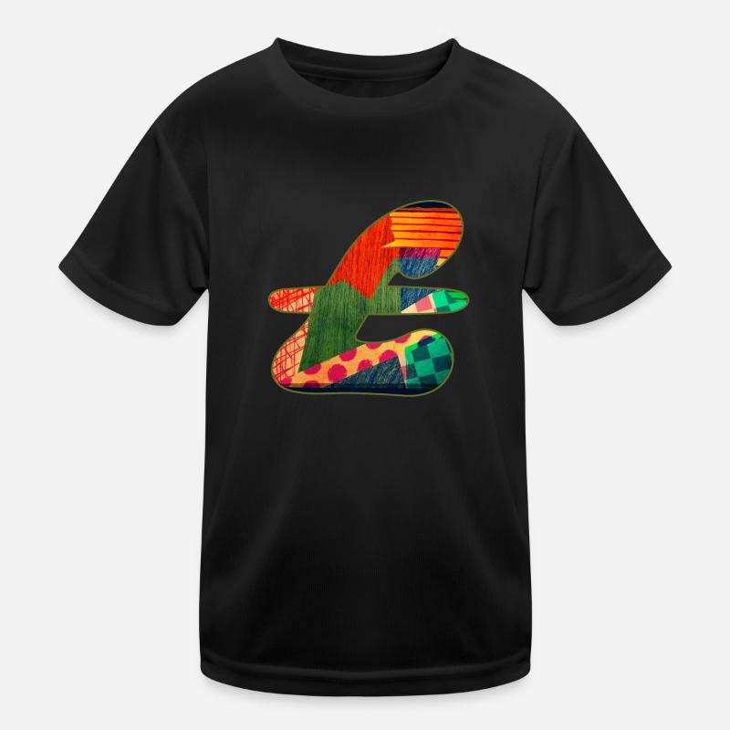 Abstraktes Muster in lebendigen Farben Kinder Funktions-T-Shirt