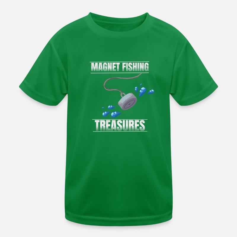Magnetfischen Kinder Funktions-T-Shirt
