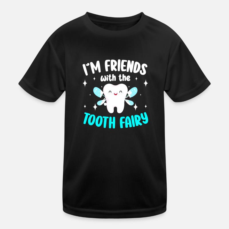 Zahnarzt Bohrer Zahnpflege Zahnspange Kinder Funktions-T-Shirt