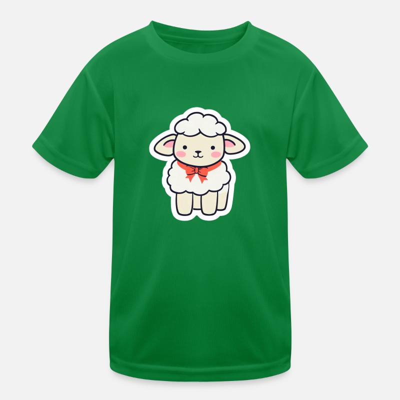 Lamm Kinder Funktions-T-Shirt