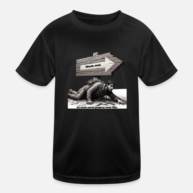 Beeilen Sie sich am Wochenende! Kinder Funktions-T-Shirt