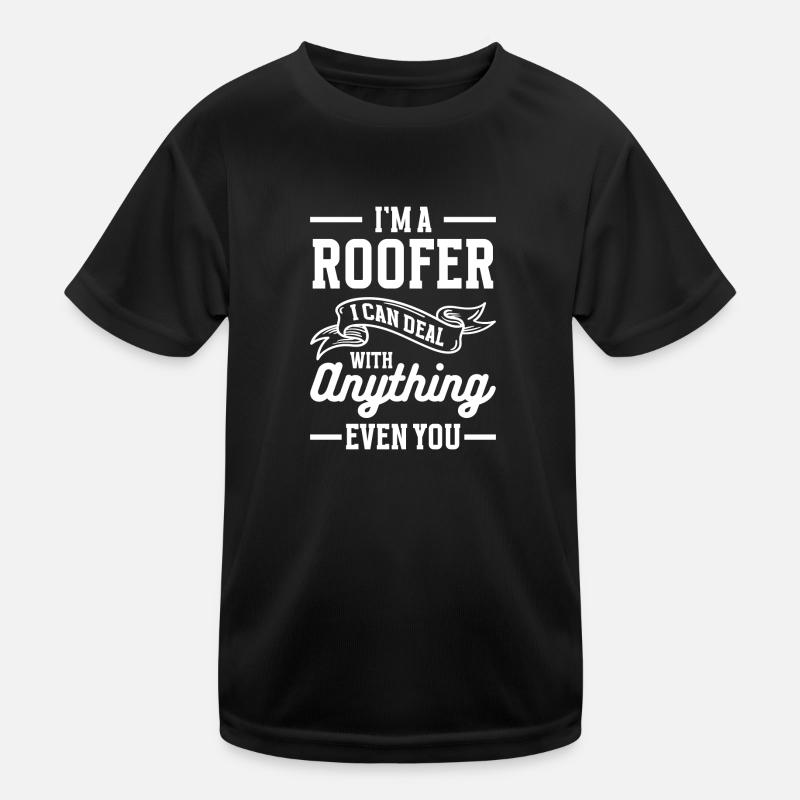 Handwerker Hausbau Zimmerer Kinder Funktions-T-Shirt