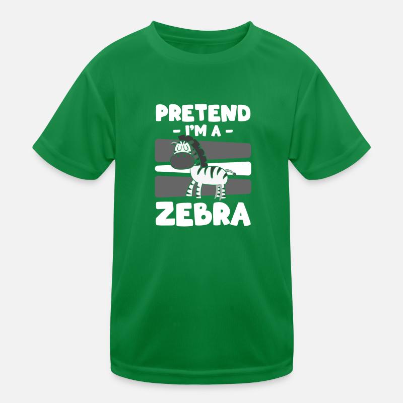 Fourrure à rayures safari Zèbre de Grévy T-shirt sport Enfant