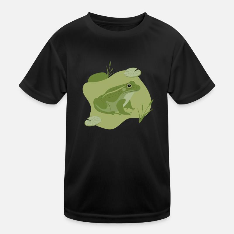 Frog - Kids Functional T-Shirt - black