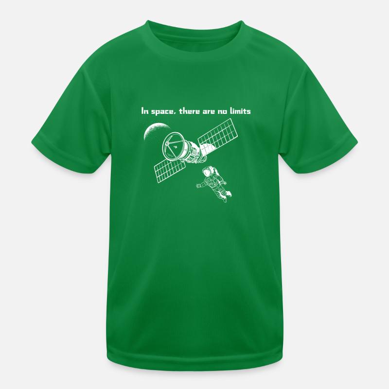 In space, there are no limits Kids Functional T-Shirt