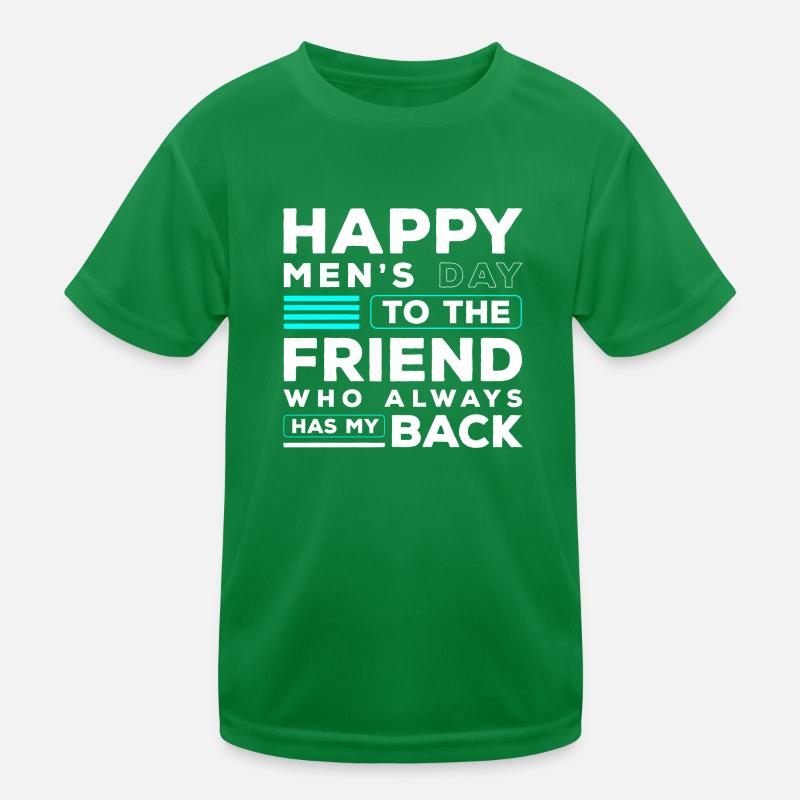 Man Celebration Beard Partner Kids Functional T-Shirt