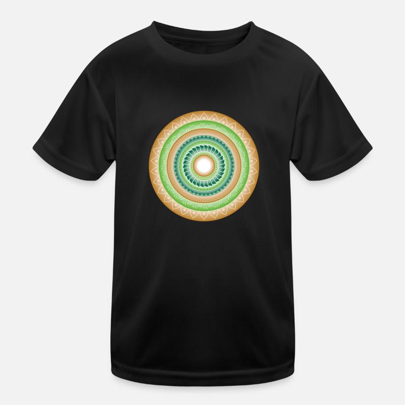 Mandala Kinder Funktions-T-Shirt