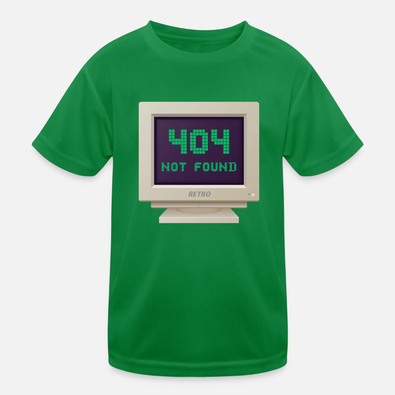 CRT Design - 404 Not found Kids Functional T-Shirt