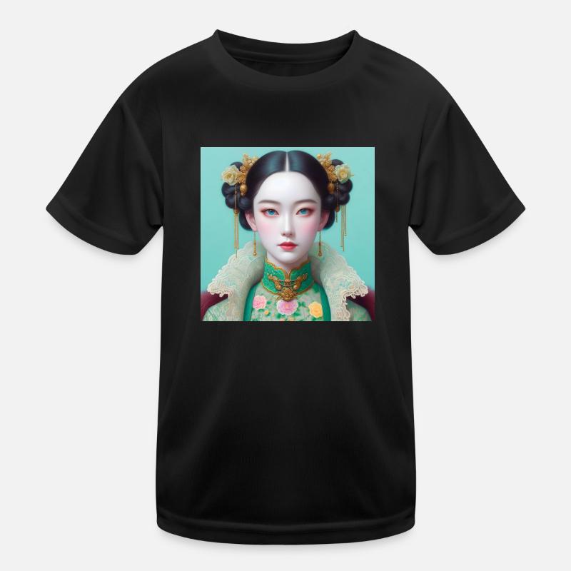 Schmetterlingsmädchen Kinder Funktions-T-Shirt