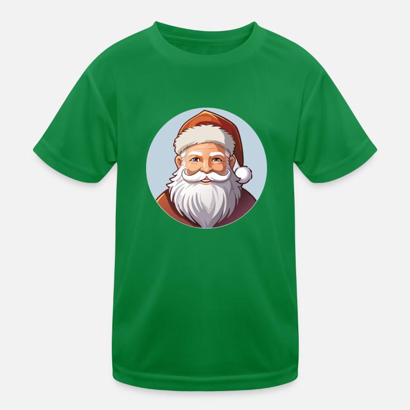 Père Noël T-shirt sport Enfant
