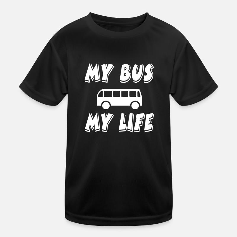 Bus Kinder Funktions-T-Shirt