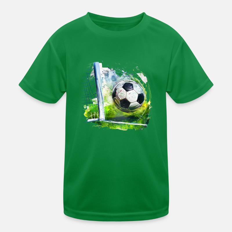 Fußball, eine Leidenschaft die verbindet Kinder Funktions-T-Shirt