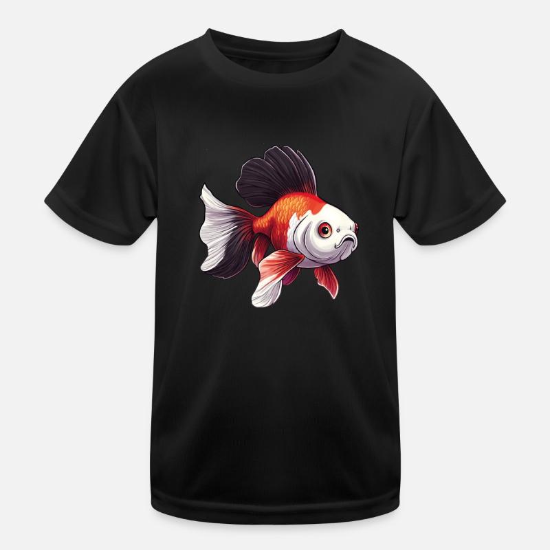 Veiltail Goldfish Kids Functional T-Shirt