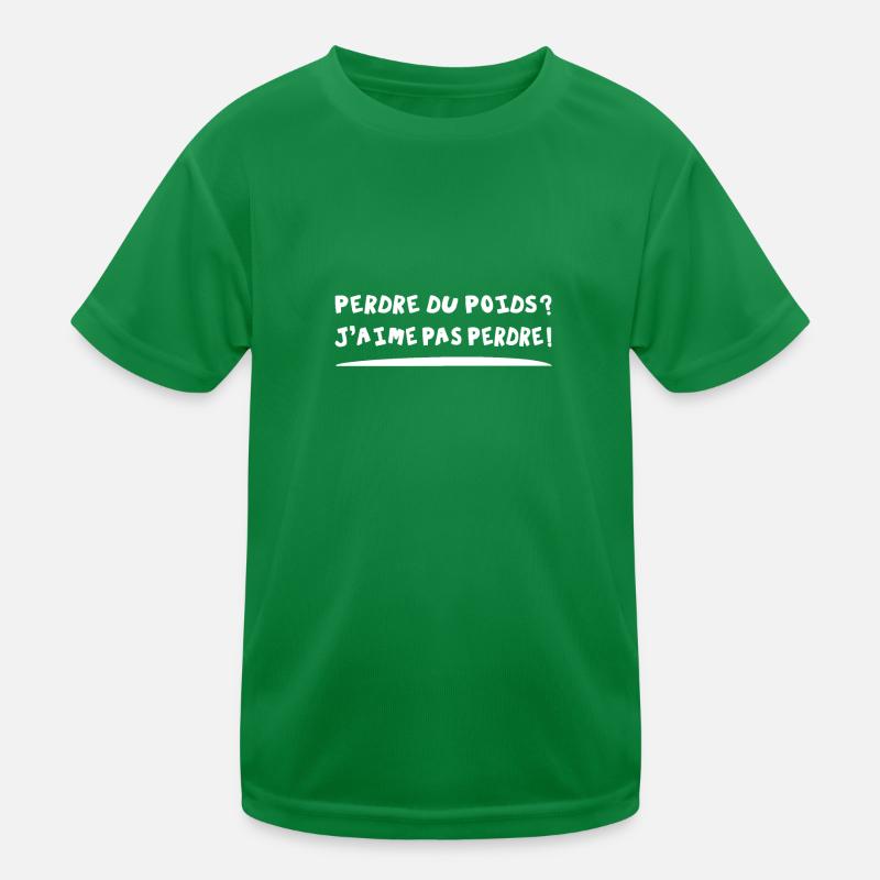 PERDRE DU POIDS ? J'AIME PAS PERDRE ! T-shirt sport Enfant