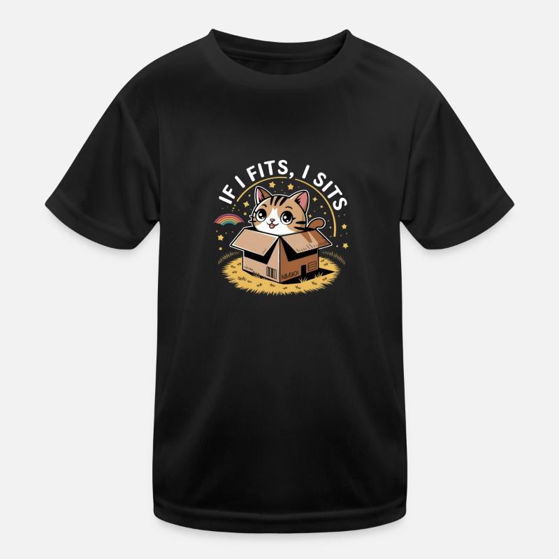 Wenn ich passe, sitze ich Kinder Funktions-T-Shirt