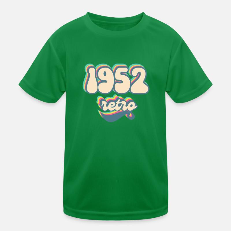 1952 Retro Geschenkidee Kinder Funktions-T-Shirt